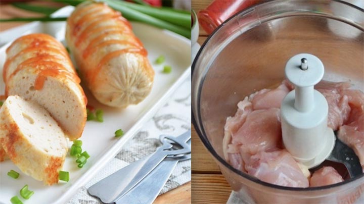 Как приготовить вкуснейшие куриные сосиски в домашних условиях