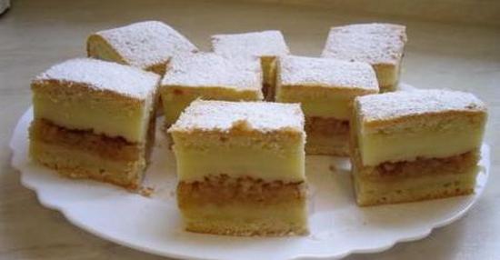 Яблочный пирог c ванильным пудингом — этот шикарный десерт станет вашей гордостью!