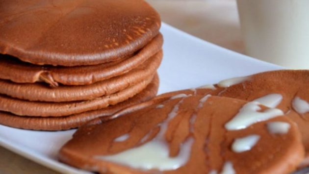 Шоколадные Чоко панкейки на завтрак. Готовьте побольше, разлетаются в миг!