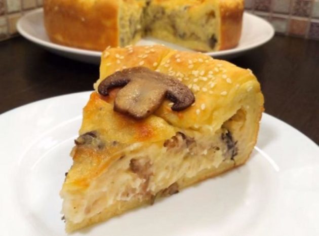 Безумно вкусный пирог «Барон-шампиньон»: вкуснятина невероятная!