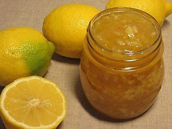 Лимонный джем с имбирем, для укрепления иммунитета, который даже не нужно варить