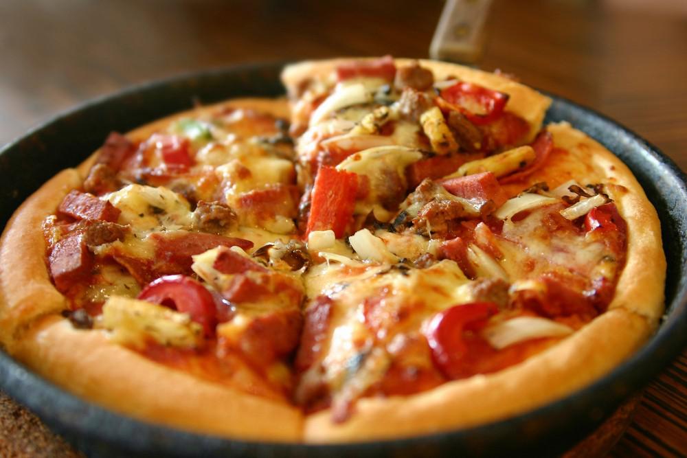 Самая быстрая пицца на сковороде всего лишь за 10 минут