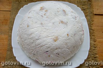 Желейный торт из печенья со сгущенкой без выпечки